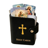 Holy Card Holder — Catholic Prayer Card Organizer with Snap Closure 5