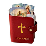 Holy Card Holder — Catholic Prayer Card Organizer with Snap Closure 1