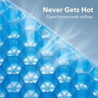 Honeycomb Gel Seat Cushion - Breathable Pressure-Relief Comfort Pad 25