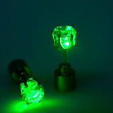 Light-Up LED Stud Earrings — Glowing Crystal-Look Party Earrings 3