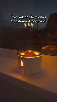 Volcano Flame Aroma Diffuser - Misting Humidifier & Mood Night Light 15