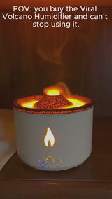 Volcano Flame Aroma Diffuser - Misting Humidifier & Mood Night Light 16