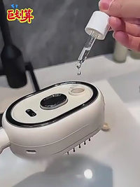Electric Spray Hair Brush - Misting Massage Comb for Frizz-Free Styling 14