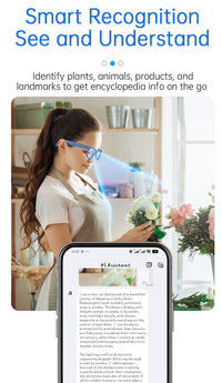 Smart AI Photo Glasses — 5MP Camera, AI Translation & Open-Ear Audio 5