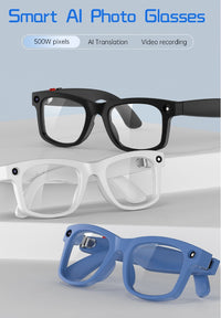 Smart AI Photo Glasses — 5MP Camera, AI Translation & Open-Ear Audio 8