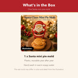 Santa Mini Hand Pie Mold — Christmas Pie Press for Festive Holiday Baking 3