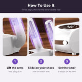 Foldable Electric Shoe Dryer — Timer & Digital Display, US Plug 4