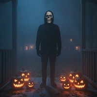 Movable Jaw Skull Mask — Full-Head Latex Halloween Mask 2