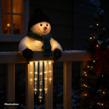 Light-Up Snowman Icicle Light — Battery Christmas Decoration That Sits on Railings, Shelves & Ledges 2