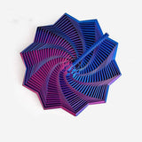 Spiral Fidget Star — 3D-Printed Pull-Up Spiral Cone Desk Toy 8