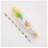 Decorative Tape Pen — Cute Press-Type Pattern Tape for Journals & Planners 10