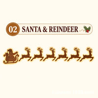 Glowing Christmas Wall Silhouettes — Backlit Wooden Decor Set with Remote 4