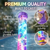 Glowing Rainbow LED Water Blaster — Light-Up Pull-Out Water Cannon 7