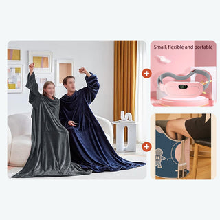 Winter Warmth Set — Heat Belt + Foot Warmer + Wearable Blanket