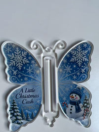 Christmas Cash Gift Ornament — Butterfly Money Holder Keepsake 2